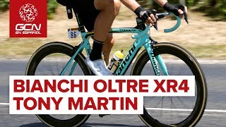 La Bicicleta Bianchi Oltre XR4 de Tony Martin del JumboVisma [upl. by Refinnaj591]