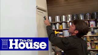 How to Choose and Use a Paint Roller  This Old House [upl. by Inerney]