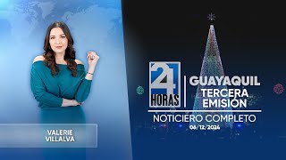 Noticiero de Guayaquil Tercera Emisión 061224 [upl. by Ayek]