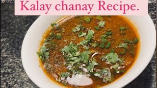 Kale cholay recipe black channa salan recipe [upl. by Nileuqaj575]