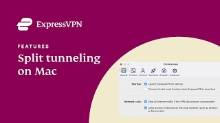 ExpressVPN for Mac  How to set up split tunneling [upl. by Carolin188]