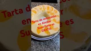 Tarta d melocotón n Alnibar recetas postres explore youtube youtubeshorts shortvideo ytshorts [upl. by Feilak]