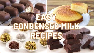 5 Easy Condensed Milk Recipes [upl. by Aicelef704]