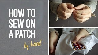 EMBROSOFT – How to sew on a patch by hand [upl. by Alfie]