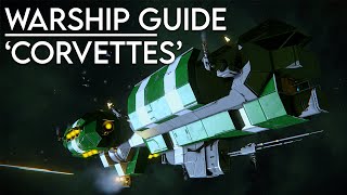 Space Engineers Warship Guide  Corvettes [upl. by Estevan]