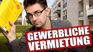 Wann ist die Vermietung von Immobilien gewerblich [upl. by Yrmac988]