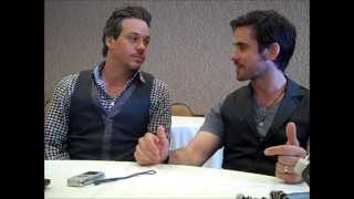 Once Upon a Time  Michael RaymondJames amp Colin ODonoghue talk season 3 [upl. by Sualohcin]