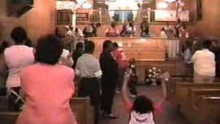 Ebenezer Baptist Church in new orleans KIDS SHOUTING and PRAISING GOD [upl. by Clova]