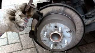 How to change Hyundai i20 rear brake pads [upl. by Ahsitnauq]