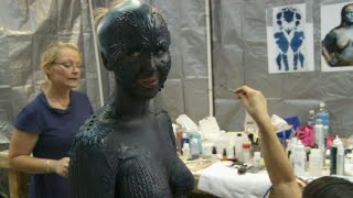 Mystique Makeup 4K Jennifer Lawrence [upl. by Refinne]