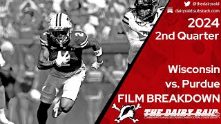 Wisconsin vs Purdue 2024 2nd Quarter Breakdown  The Dairy Raid [upl. by Uzzial]