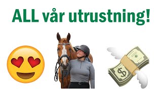 ALL vår utrustning till hästarna  Uppdaterad [upl. by Seve]