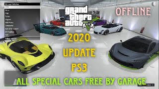 Gta5 offline 2020 update unlock all special cars in your garage Story Mode  PlayStation 3 [upl. by Notxap]