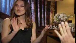 Keira Knightley interview for Atonement [upl. by Eislehc374]