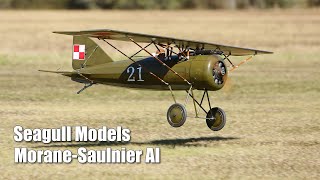 Seagull Models MoraneSaulnier AI  103quot Giant Scale RC 40cc [upl. by Zulaledairam450]