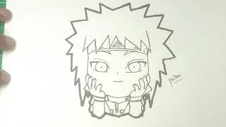 How To Draw Chibi Minato Easy  Naruto [upl. by Nedra]