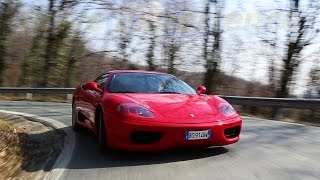 Pure Sound Ferrari 360 Modena Manuale  Davide Cironi Drive Experience [upl. by Dorn]