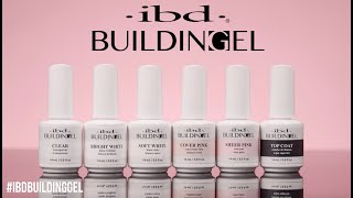 Introducing ibds NEW Building Gel Hard Nail Extension Line [upl. by Eenad]