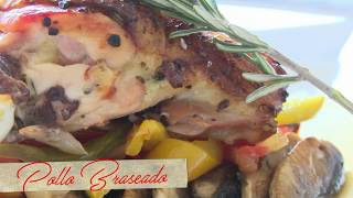 Receta POLLO BRASEADO [upl. by Demmer]