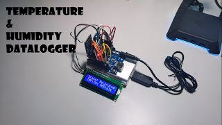 DHT11 Temperature amp Humidity Data Logger Arduino  4K [upl. by Kahl927]