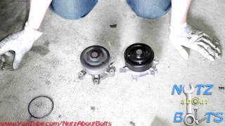 19982008 Toyota Corolla Water pump remove and install [upl. by Ester677]