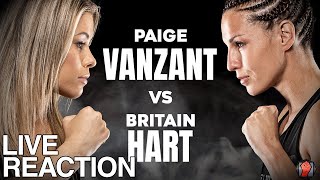 LIVE REACTION  PAIGE VANZANT VS BRITAIN HART [upl. by Hastings412]