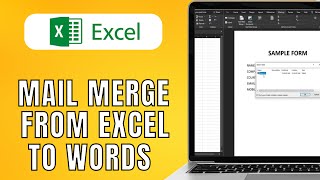 How To Mail Merge From Excel To Words 2024 Step by Step [upl. by Kaleb]