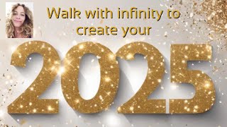 Create and encode your hearts desire for 2025 with an embodied biofield walk of infinity POWERFUL [upl. by Frodeen]