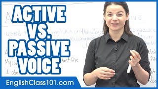 Active Voice and Passive Voice  Learn English Grammar [upl. by Grimaud]