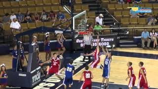 FUNNY BASKETBALL BLOOPER  All State Player Has Shorts Pulled Down [upl. by Attikram]