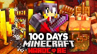 I Survived 100 Days In The MUTANT NETHER [upl. by Mano532]