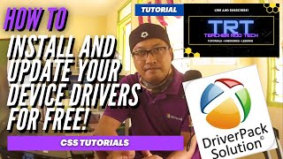 Driverpack Solution Offline Tutorial [upl. by Petes]