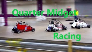 QUARTER MIDGET and gocart racing at Motorama 2022 [upl. by Cutler]