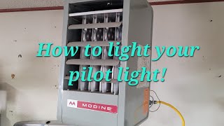 How to light your pilot light on your gas heater and wire up a thermostat [upl. by Orferd]