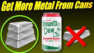 Get the Most Aluminum From Melting Cans [upl. by Firmin]