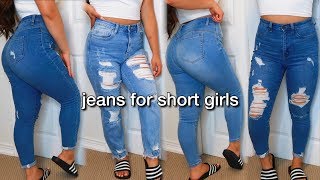 the best fashion nova jeans for short girls amp possibly tall ones too [upl. by Noval660]