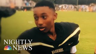 Parents Of High School Football Hazing Victim Speak Out  NBC Nightly News [upl. by Tamar]