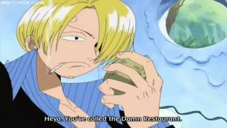 Sanji Talks to Crocodile English DUB [upl. by Eilis110]