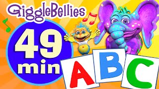 ABC Song  Nursery Rhymes  Alphabet Rhyme by GiggleBellies [upl. by Peoples]