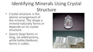 Identifying Minerals Using Crystal Structure [upl. by Inna]