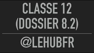 Classe 12 Dossier 8 Power point 82 [upl. by Pasco]