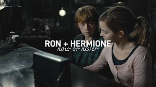 ron and hermione  now or never full story [upl. by Nosae]