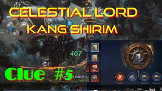 MIR4  CELESTIAL LORD KANG SHIRIM CLUE 5 [upl. by Gosnell]