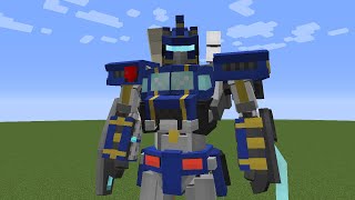 Transformers Revival  Gameplay Preview 1 Minecraft Mod [upl. by Louanna715]