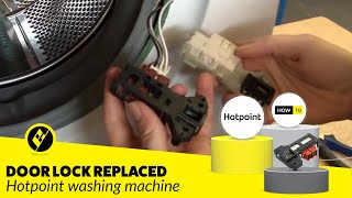 How to Replace a Washing Machine Door Lock on a Hotpoint Washer [upl. by Chrisy]