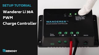 Renogy Wanderer Li 30A PWM Charge Controller [upl. by Erlene]