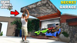 Franklin Unlocking The Most Secret Garage Door In His House GTA 5   SHINCHAN GTA 5 VIDEO [upl. by Rossi]