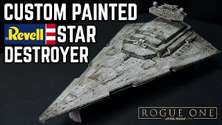 CUSTOM PAINTED REVELL Imperial Star Destroyer Review [upl. by Harwilll]