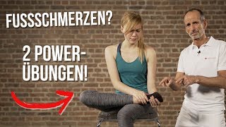 Unsere 2 besten PowerÜbungen gegen Fußschmerzen [upl. by Assirhc]