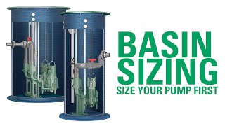 Basin Sizing Size Your Pump First [upl. by Natanoy718]